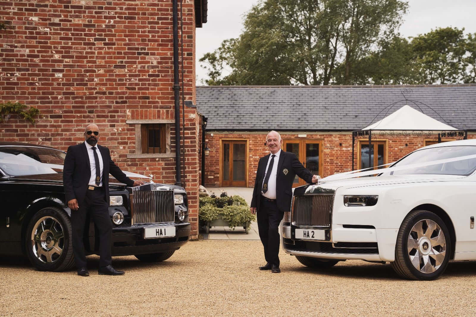 Professional SJ Chauffeurs vehicle, perfect for wedding car hire and VIP transport